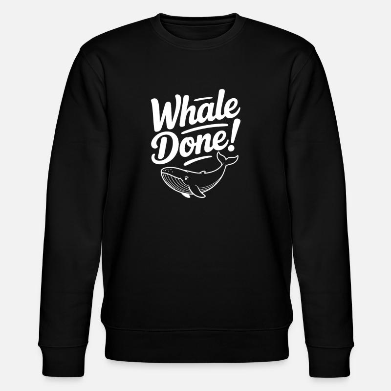Wal fertig! - Stanley/Stella Unisex Bio-Sweatshirt CHANGER  - Schwarz