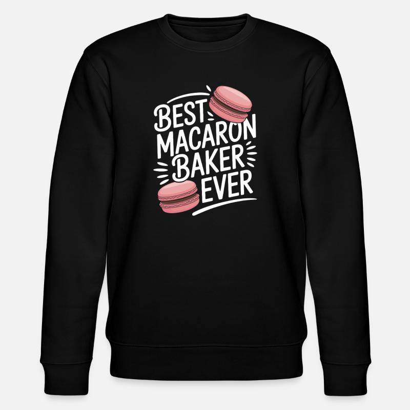 Macaron Desserts Français - Sweat bio CHANGER Stanley/Stella Unisexe - noir