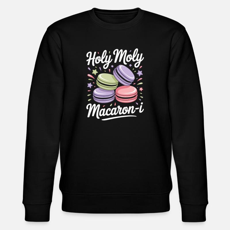 Macaron Desserts Français - Sweat bio CHANGER Stanley/Stella Unisexe - noir