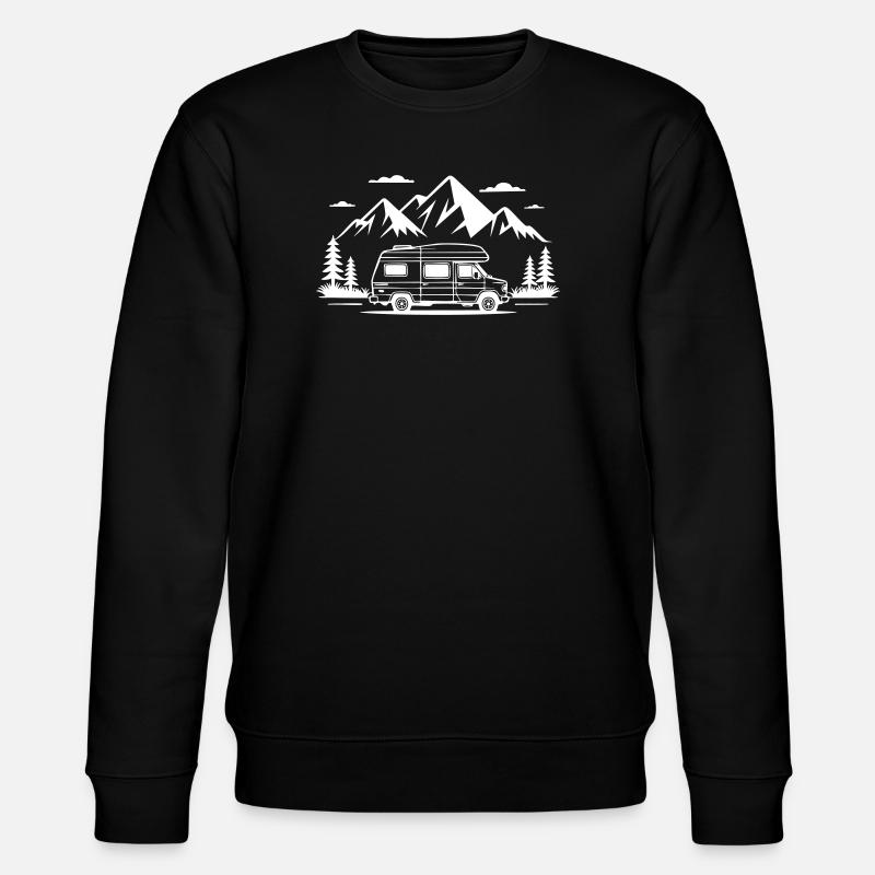 Camping - Stanley/Stella Unisex Bio-Sweatshirt CHANGER  - Schwarz