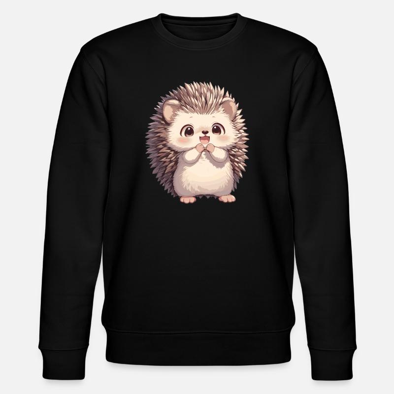 Igel - Stanley/Stella Unisex Bio-Sweatshirt CHANGER  - Schwarz