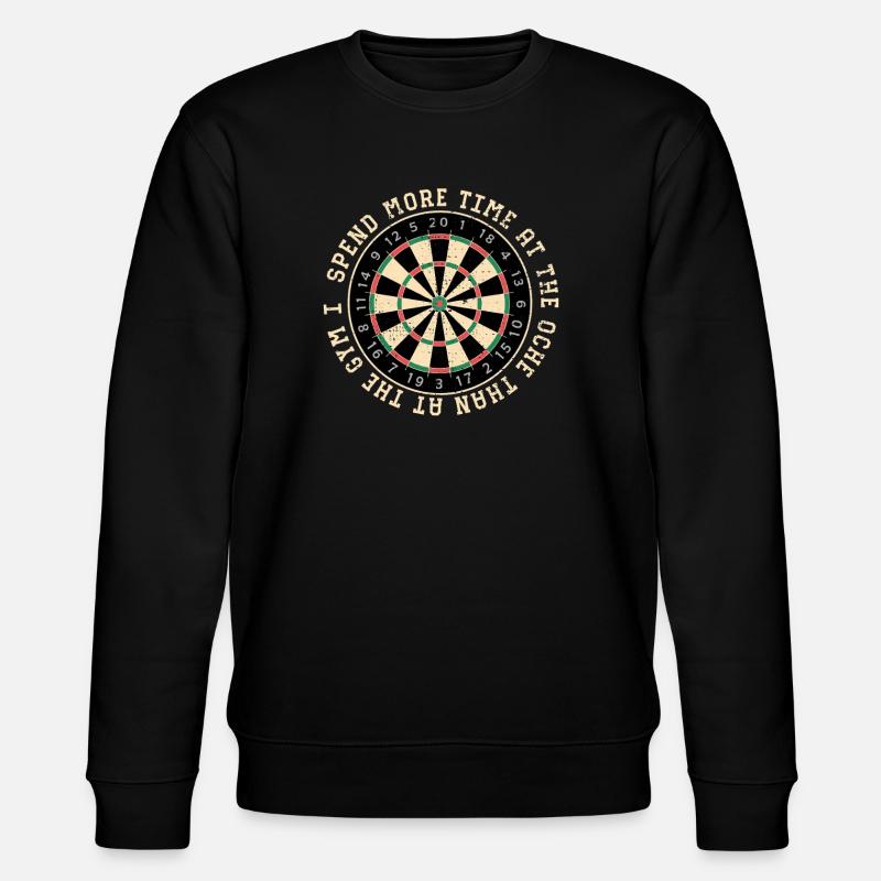 Dartboard Ring Zitat - Stanley/Stella Unisex Bio-Sweatshirt CHANGER  - Schwarz
