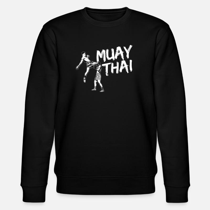 Muay Thai Genou Volant - Sweat bio CHANGER Stanley/Stella Unisexe - noir
