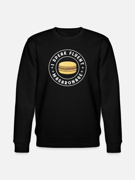 Macaron French Desserts - Stanley/Stella CHANGER Unisex Organic Sweatshirt - black