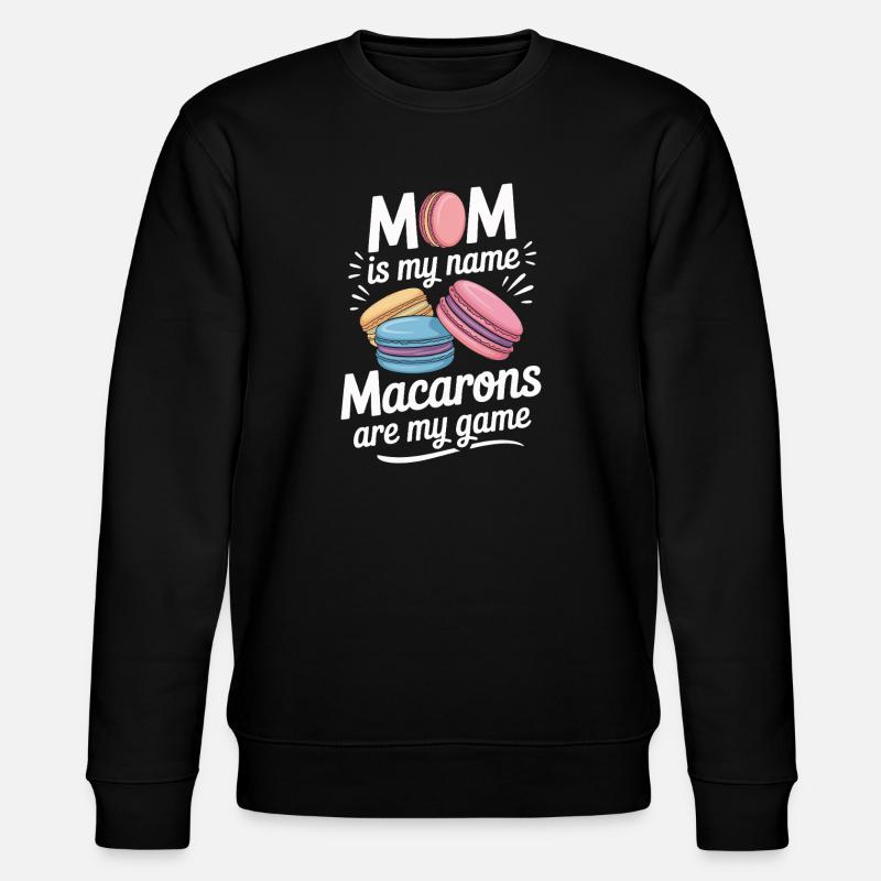 Macaron Desserts Français - Sweat bio CHANGER Stanley/Stella Unisexe - noir