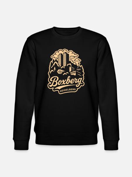 Boxberg Heidelberg Skyline Design - Stanley/Stella Unisex Bio-Sweatshirt CHANGER  - Schwarz