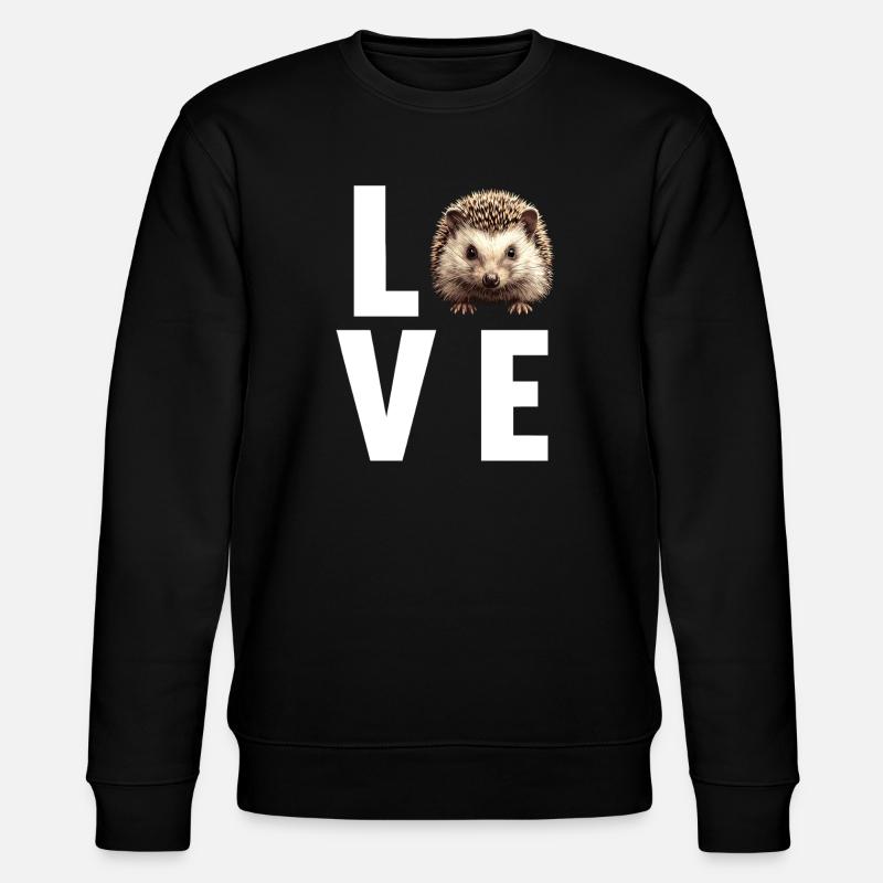 Hérisson - Sweat bio CHANGER Stanley/Stella Unisexe - noir