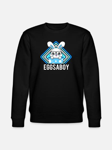 Gender Reveal Ostern Werdende Mutter - Stanley/Stella Unisex Bio-Sweatshirt CHANGER  - Schwarz