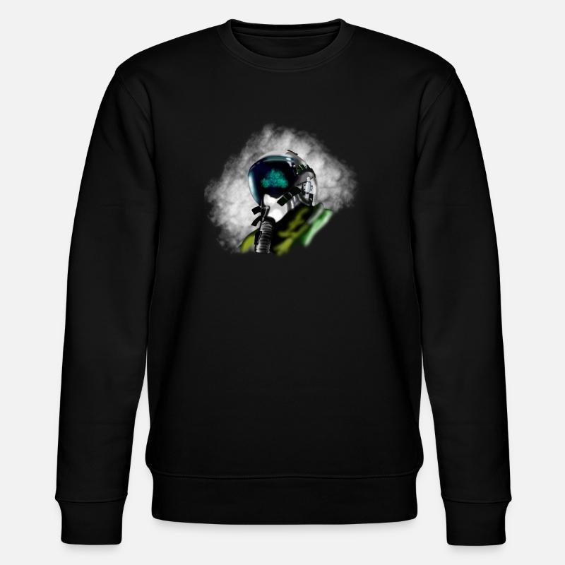 Jet Pilot - Stanley/Stella Unisex Bio-Sweatshirt CHANGER - Schwarz