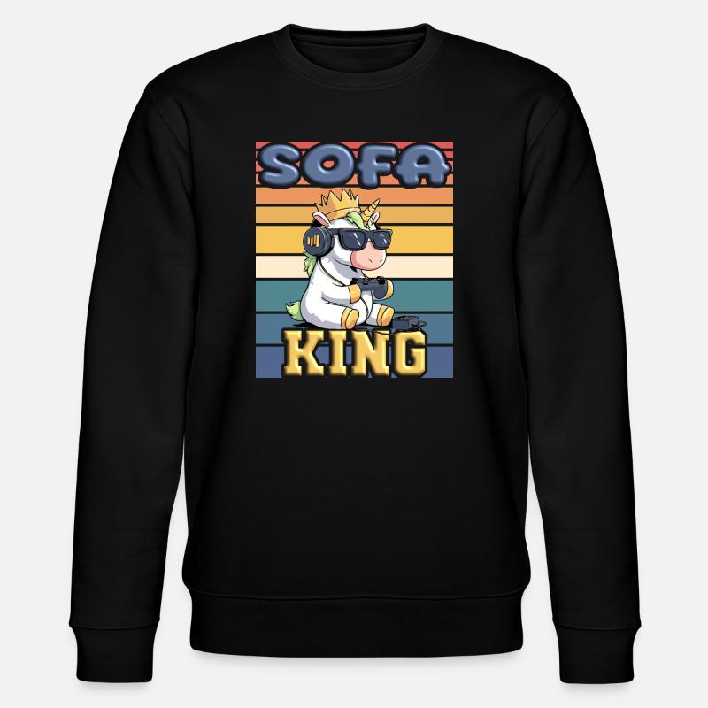 Canapé King Licorne - Sweat bio CHANGER Stanley/Stella Unisexe - noir