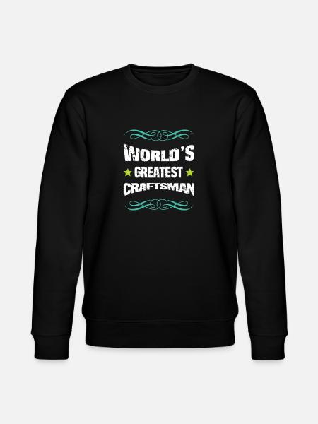 World's best craftsman - Stanley/Stella CHANGER Unisex Organic Sweatshirt - black