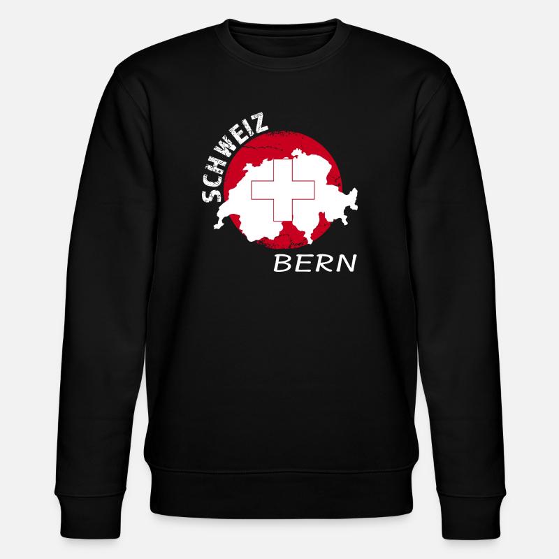 Bern - Stanley/Stella Unisex Bio-Sweatshirt CHANGER  - Schwarz