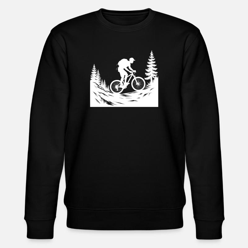 MTB Mountainbike - Stanley/Stella Unisex Bio-Sweatshirt CHANGER  - Schwarz