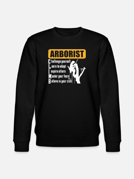 Baumpfleger Holzarbeiter Waldarbeiter Geschenk - Stanley/Stella Unisex Bio-Sweatshirt CHANGER - Schwarz