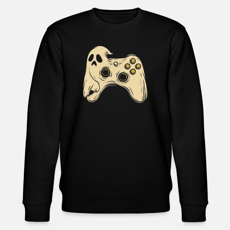 Geisterpad Retro Arcade - Stanley/Stella Unisex Bio-Sweatshirt CHANGER  - Schwarz
