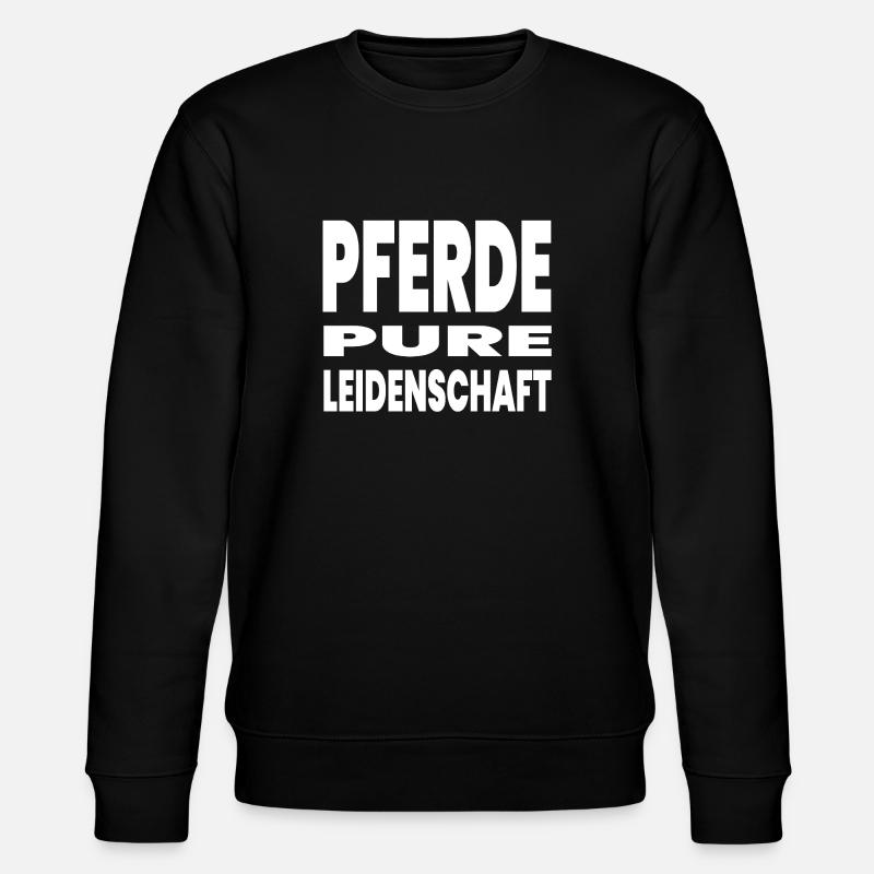 Chevaux - Sweat bio CHANGER Stanley/Stella Unisexe - noir