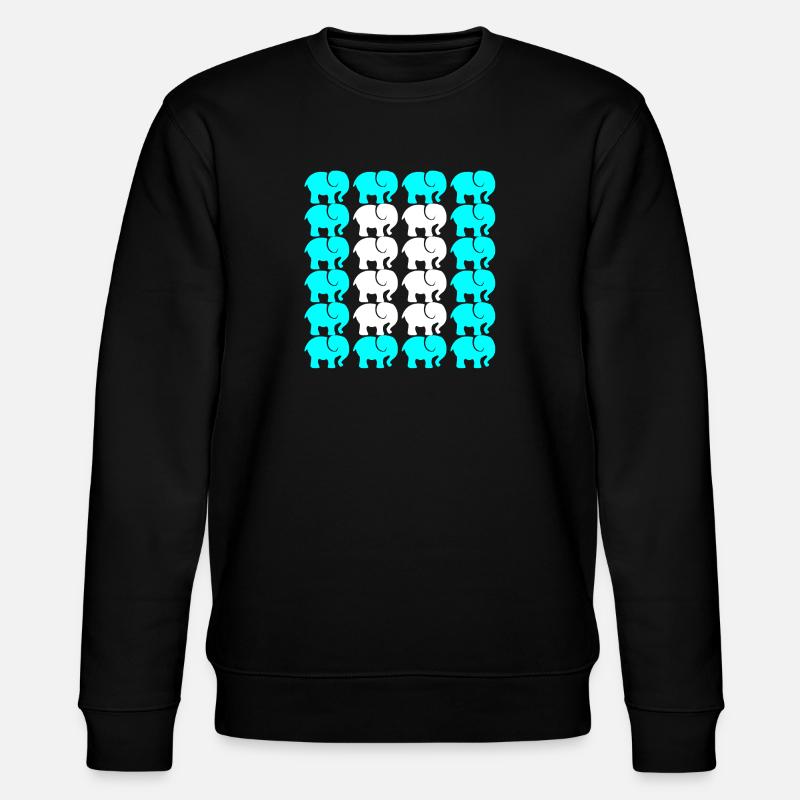 Éléphant - Sweat bio CHANGER Stanley/Stella Unisexe - noir