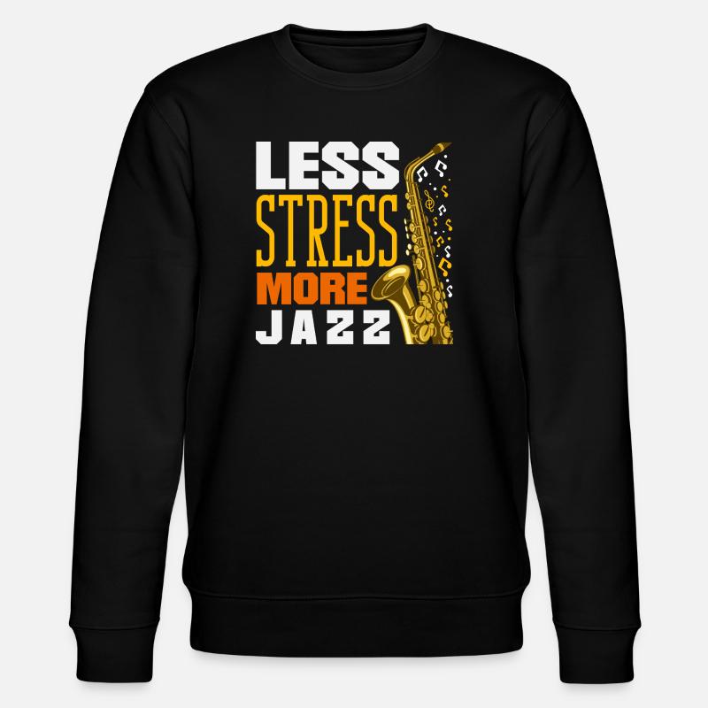 Saxophone - Sweat bio CHANGER Stanley/Stella Unisexe - noir