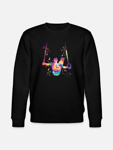 Kunstturner Ringe Kunstturnen - Stanley/Stella Unisex Bio-Sweatshirt CHANGER  - Schwarz