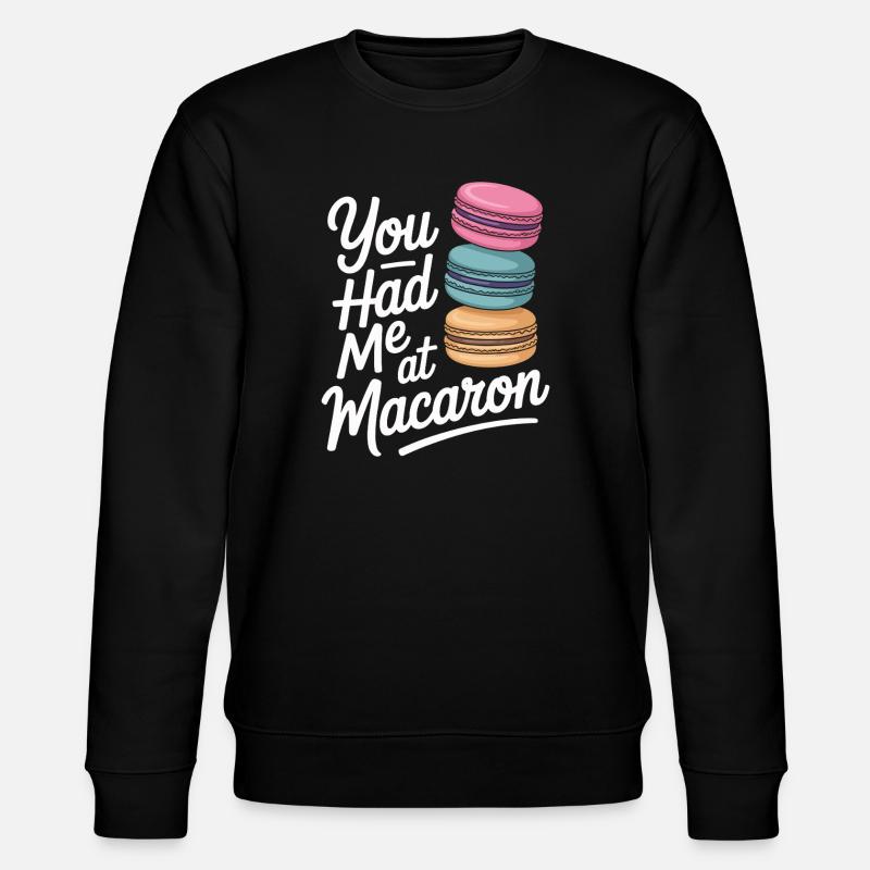 Macaron Desserts Français - Sweat bio CHANGER Stanley/Stella Unisexe - noir