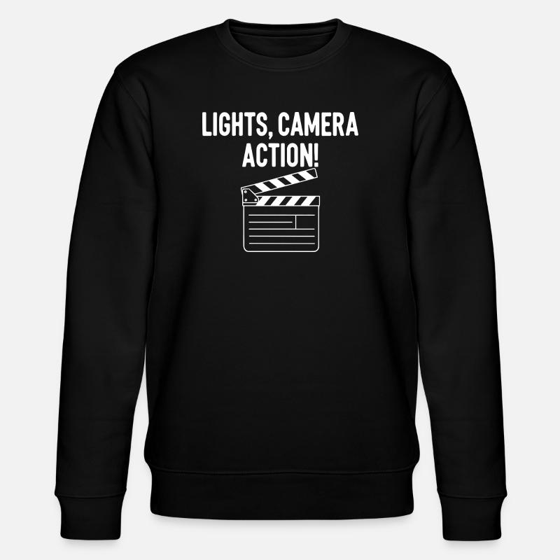 film clapper planche lumières caméra action - Sweat bio CHANGER Stanley/Stella Unisexe - noir