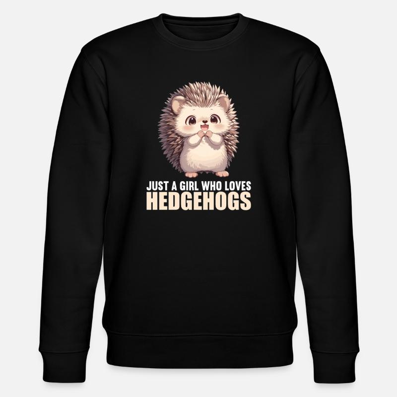 Hérisson - Sweat bio CHANGER Stanley/Stella Unisexe - noir