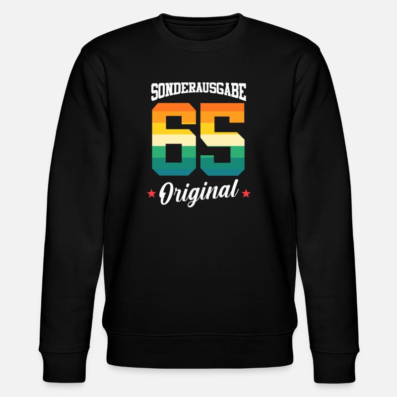 65 Anniversaire - Sweat bio CHANGER Stanley/Stella Unisexe - noir