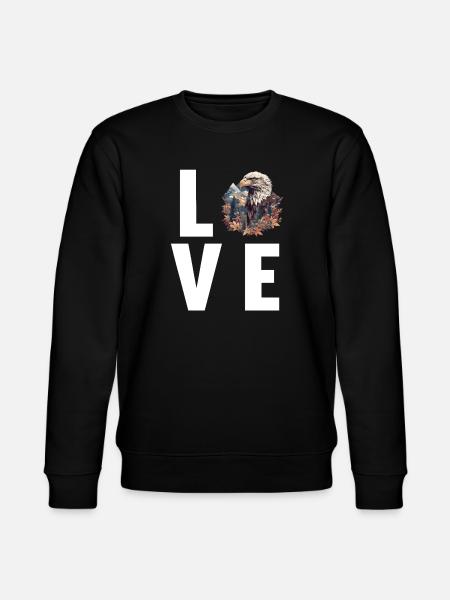 Eagle - Stanley/Stella CHANGER Unisex Organic Sweatshirt - black