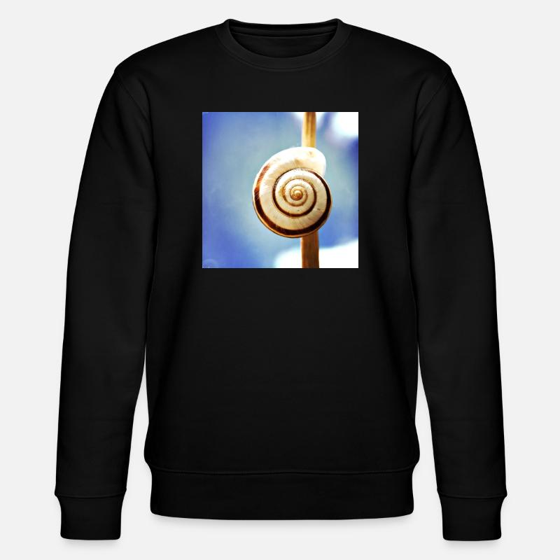 Snail-shell - Stanley/Stella CHANGER Unisex Organic Sweatshirt - black