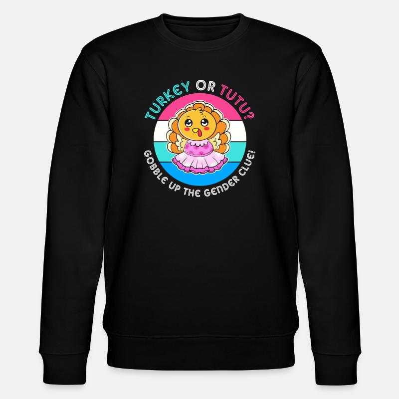 Thanksgiving Gender Reveal Future Maman - Sweat bio CHANGER Stanley/Stella Unisexe - noir