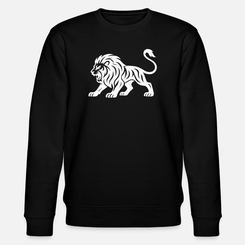 Tiger Silhouette - Stanley/Stella CHANGER Unisex Organic Sweatshirt - black
