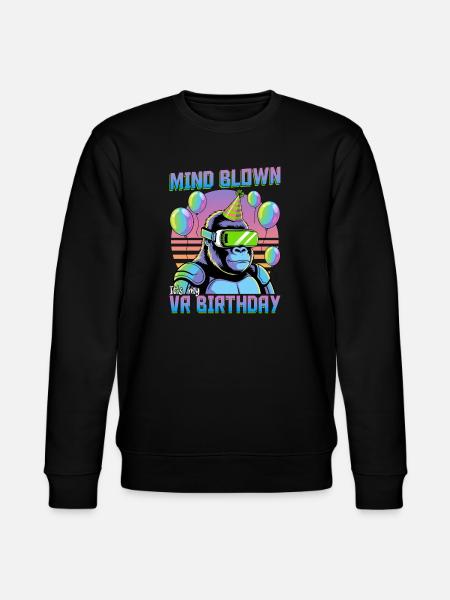 Birthday Gamer VR - Stanley/Stella CHANGER Unisex Organic Sweatshirt - black