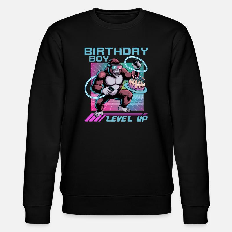 Birthday Gamer VR - Stanley/Stella Unisex Bio-Sweatshirt CHANGER  - Schwarz
