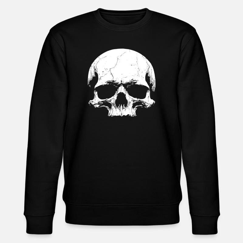 Crâne - Sweat bio CHANGER Stanley/Stella Unisexe - noir