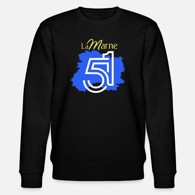 La Marne 51  - Sweat bio CHANGER Stanley/Stella Unisexe - noir