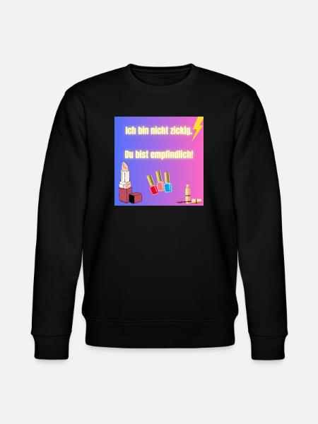 Lustiges Sprüche Shirt - Stanley/Stella Unisex Bio-Sweatshirt CHANGER - Schwarz