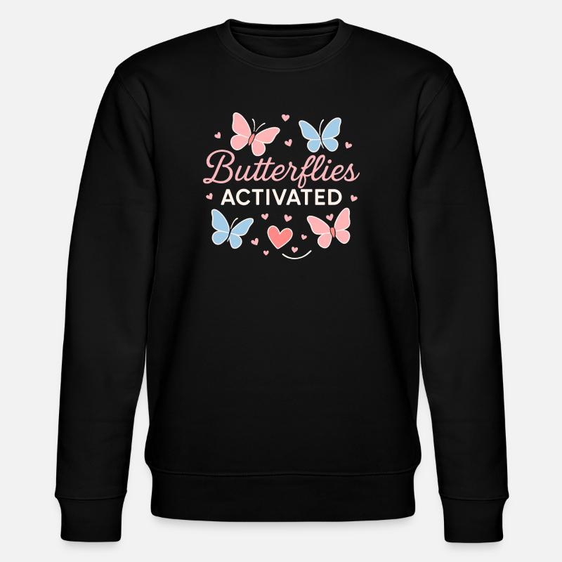 Papillons Activé Love Design - Sweat bio CHANGER Stanley/Stella Unisexe - noir