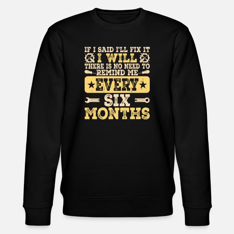 Mechaniker Mechatroniker Handwerker Geschenk - Stanley/Stella Unisex Bio-Sweatshirt CHANGER  - Schwarz