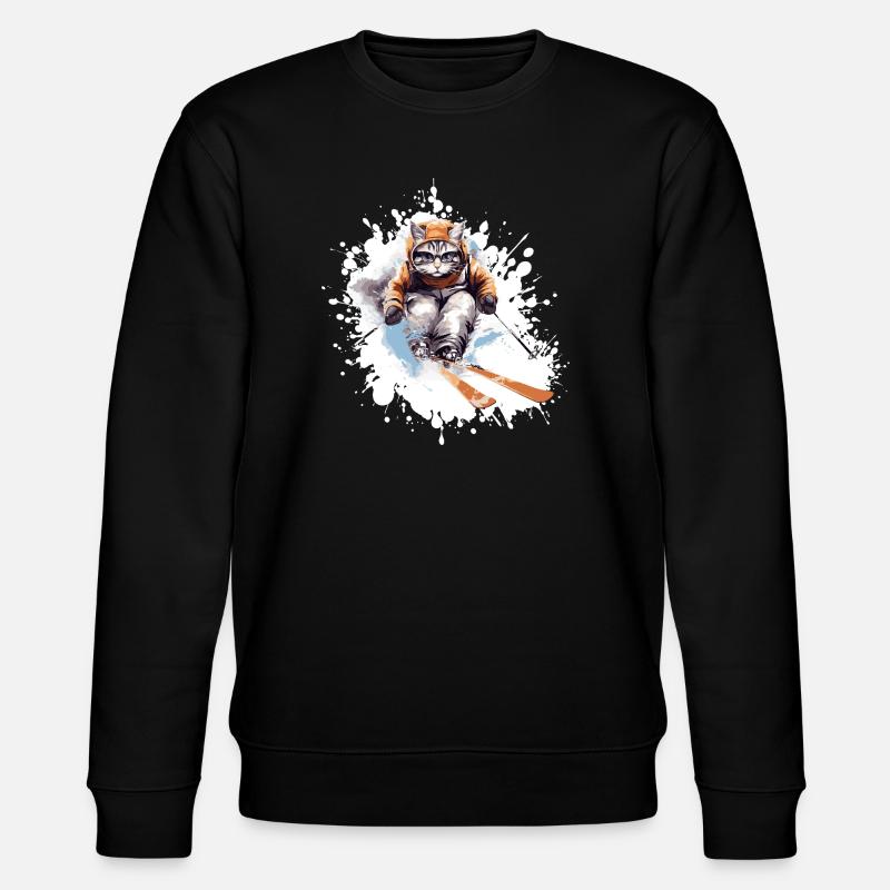 Cat Ski Skiing - Sweat bio CHANGER Stanley/Stella Unisexe - noir