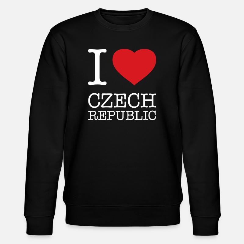 J’adore République tchèque Tschechien - Sweat bio CHANGER Stanley/Stella Unisexe - noir