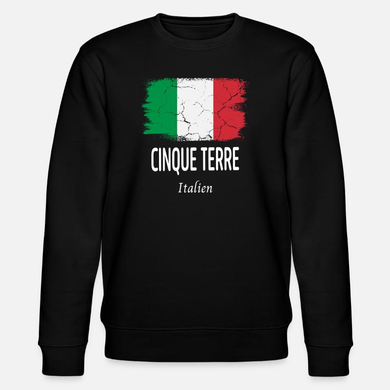 Cinque Terre - Stanley/Stella Unisex Bio-Sweatshirt CHANGER  - Schwarz