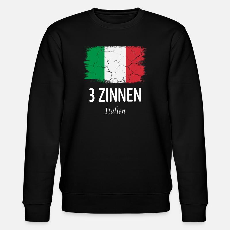 3 Zinnen - Stanley/Stella Unisex Bio-Sweatshirt CHANGER  - Schwarz