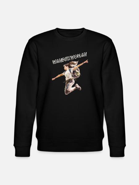 WanderWoman – Power for Hiking - Stanley/Stella CHANGER Unisex Organic Sweatshirt - black