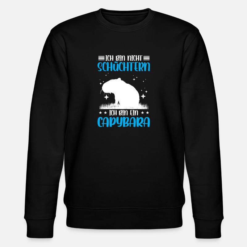 Capybara pas timide capybara - Sweat bio CHANGER Stanley/Stella Unisexe - noir