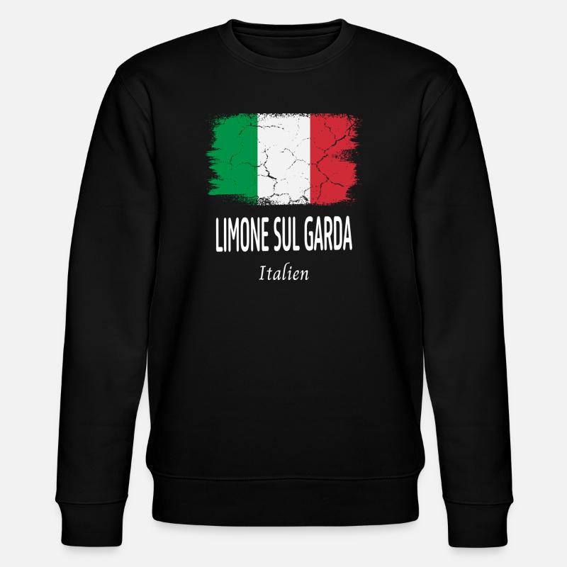 Limone sul Garda - Stanley/Stella Unisex Bio-Sweatshirt CHANGER  - Schwarz