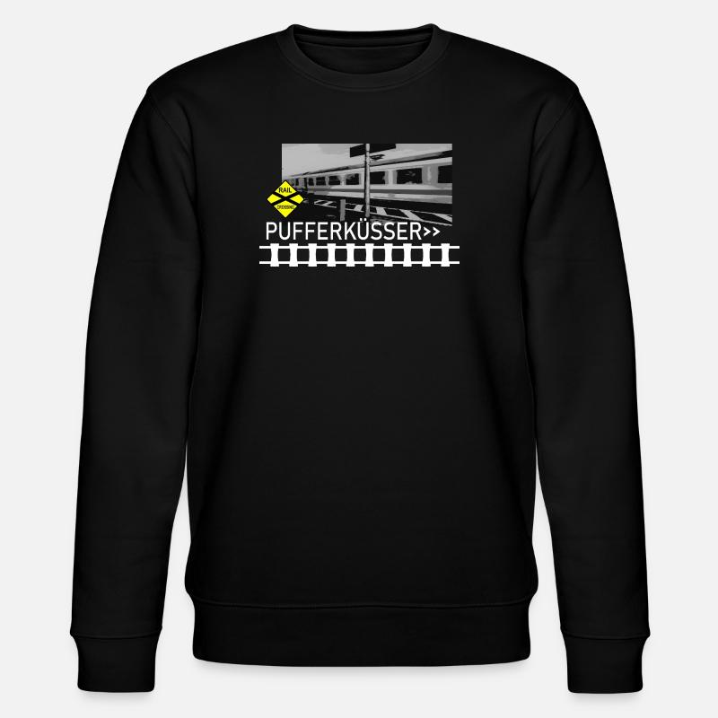 PUFFERKÜSSER - Stanley/Stella Unisex Bio-Sweatshirt CHANGER  - Schwarz