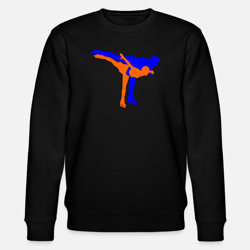 Eiskunstlauf - Stanley/Stella Unisex Bio-Sweatshirt CHANGER  - Schwarz