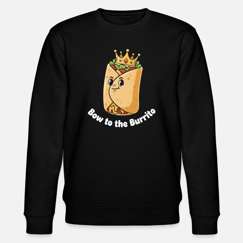 Couronne de Burrito Roi - Sweat bio CHANGER Stanley/Stella Unisexe - noir