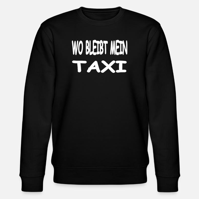 Taxi - Stanley/Stella Unisex Bio-Sweatshirt CHANGER  - Schwarz