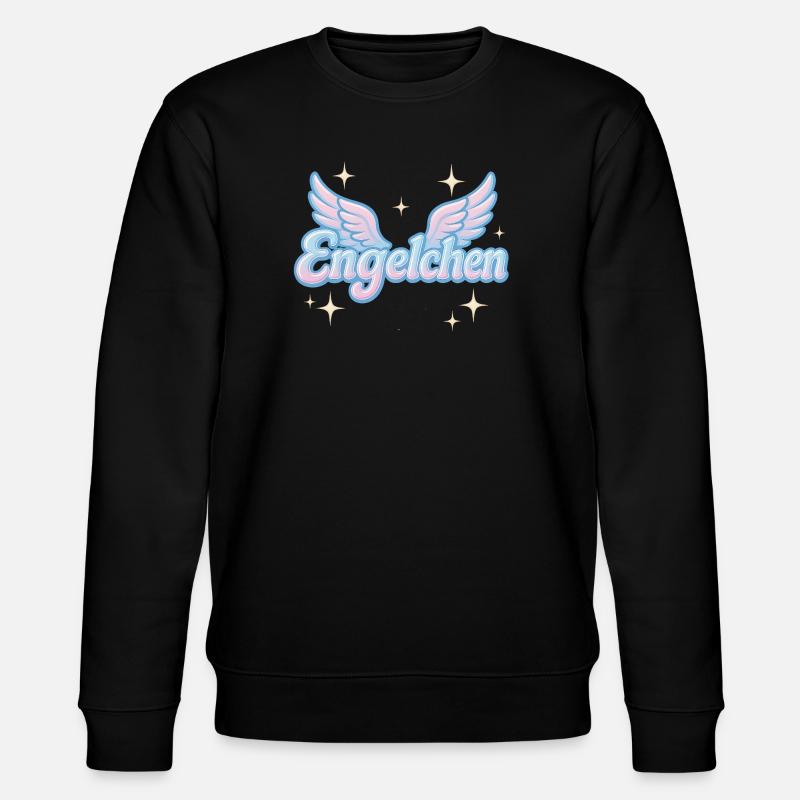 Engelchen / y2k statement spitzname design - Stanley/Stella Unisex Bio-Sweatshirt CHANGER  - Schwarz